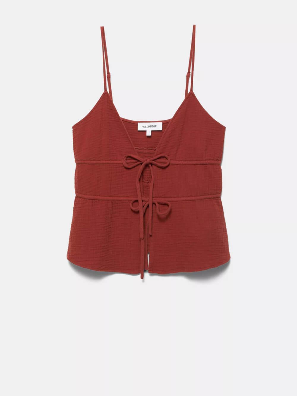 Crepe strappy top